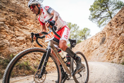 El ciclista Guillermo Prieto en una de las competiciones en las que ha participado