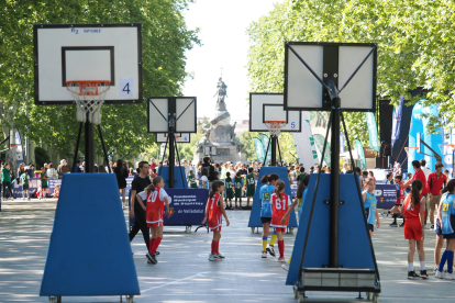 Celebración del 'Día del minibasket' en Valladolid