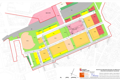Planos de situación de la parcela donde se ubicará la futura estación de autobuses.
