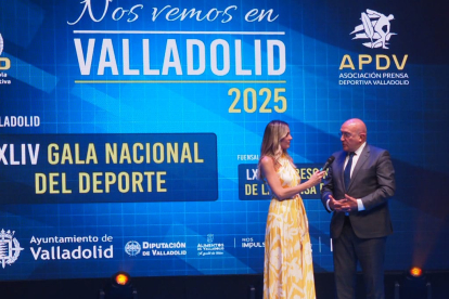 El alcalde de Valladolid, en la Gala Nacional del Deporte en Albacete