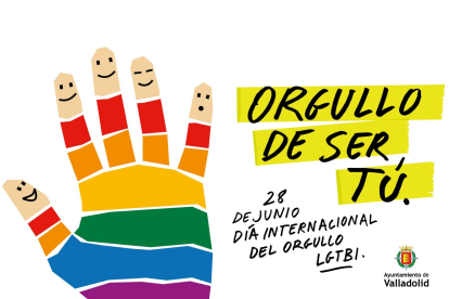 Imagen de la campaña de la celebración del Día del Orgullo LGBT+ 2024 en Valladolid.