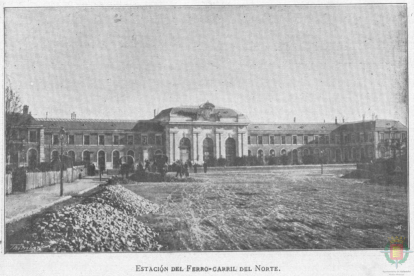 Estación de tren del norte 'Valladolid Campo Grande' en 1900, 41 años después de la llegada del ferrocarril