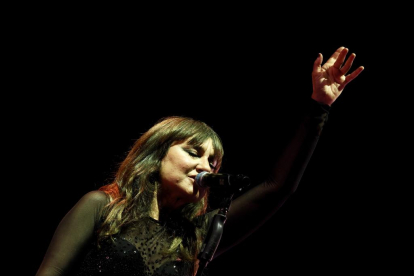 Eva Amaral durante su actuación en el Conexión Valladolid