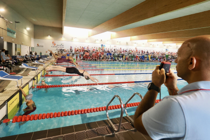 Campeonato de Castilla y León de natación en Río Esgueva