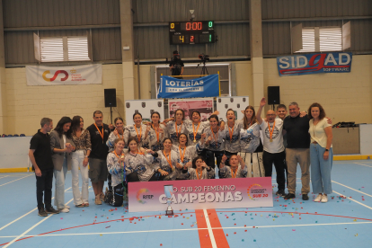 Equipo sub20 del CPLV femenino en Tudela