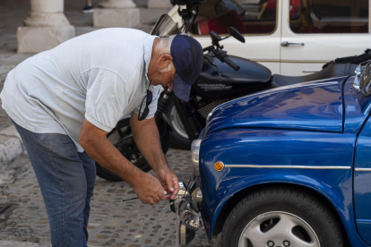 Concentracion de Seat 600 en Valladolid