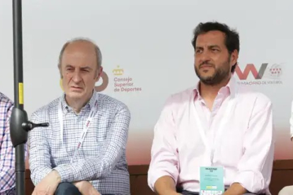 Agustín Martín (izquierda), junto a Felipe Pascual, de Madrid.