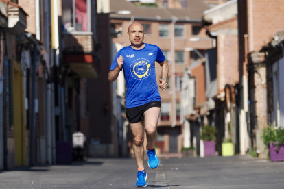 José Antonio González, que está haciendo el circuito 'Majors' de Maratones