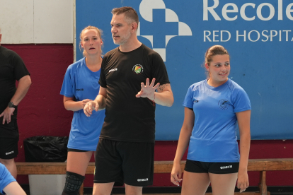 Primer entrenamiento del Caja Rural Aula con Salva Puig de entrenador