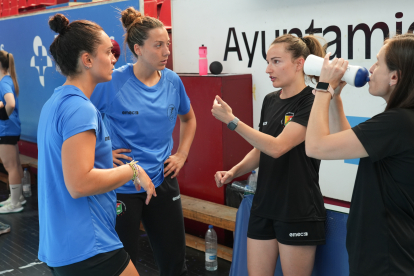 Primer entrenamiento del Caja Rural Aula con Salva Puig de entrenador