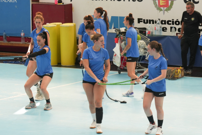 Primer entrenamiento del Caja Rural Aula con Salva Puig de entrenador