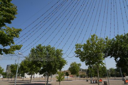 Iluminación en el Real de la Feria