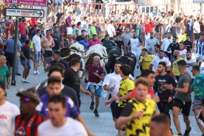 Primer encierro de Peñafiel.