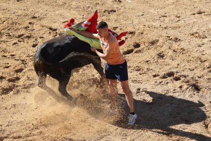 Primer encierro de Peñafiel.