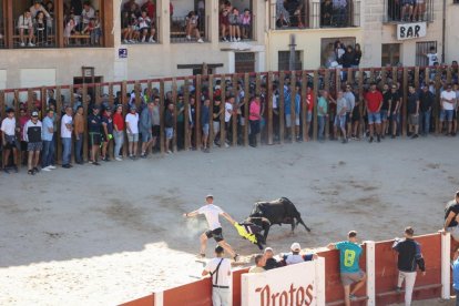 Primer encierro de Peñafiel.