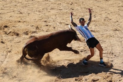 Segundo encierro de las fiestas de Peñafiel.