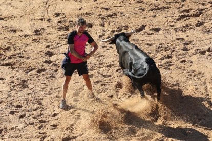 Segundo encierro de las fiestas de Peñafiel.