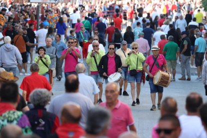 Segundo encierro de las fiestas de Peñafiel.