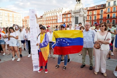 Manifestación venezolana en Valladolid