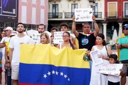 Manifestación venezolana en Valladolid