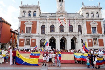 Manifestación venezolana en Valladolid