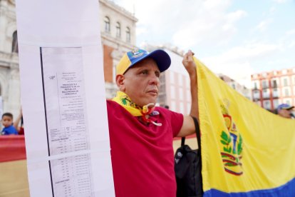 Manifestación venezolana en Valladolid