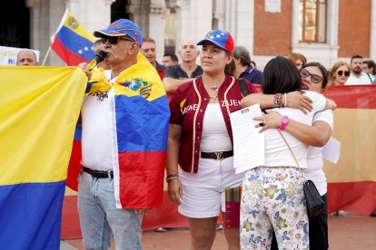 Manifestación venezolana en Valladolid