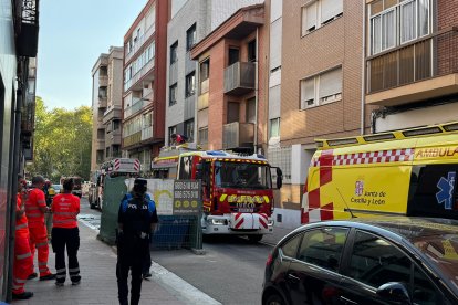 Incendio en la calle Veinte metros