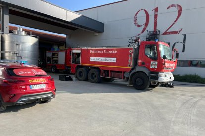 Incendio en la bodega 912 de Altitud en la Ribera de Duero de Valladolid