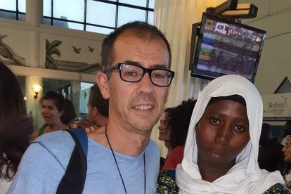 Óscar Martín, médico y voluntario en Gambia