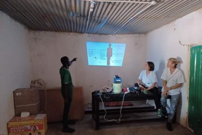 Óscar Martín, médico y voluntario en Gambia