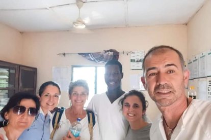 Óscar Martín, médico y voluntario en Gambia