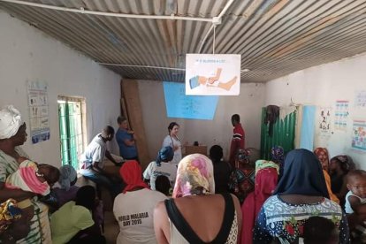 Óscar Martín, médico y voluntario en Gambia