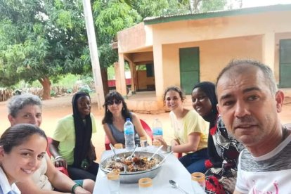 Óscar Martín, médico y voluntario en Gambia