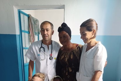 Óscar Martín, médico y voluntario en Gambia