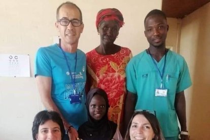 Óscar Martín, médico y voluntario en Gambia