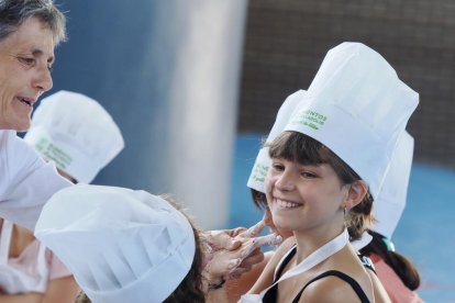 Taller de pan en la Semana Cultural de Renedo de Esgueva.