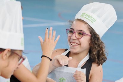 Taller de pan en la Semana Cultural de Renedo de Esgueva.