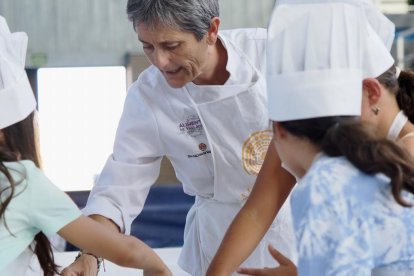 Taller de pan en la Semana Cultural de Renedo de Esgueva.