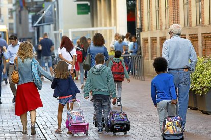 Alumnos de regreso a las aulas