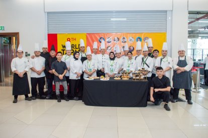 Imagen del I Concurso de Tapas de Kuching, en Malasia.