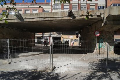 Obras en el viaducto de Arco de Ladrillo