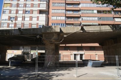 Obras en el viaducto de Arco de Ladrillo