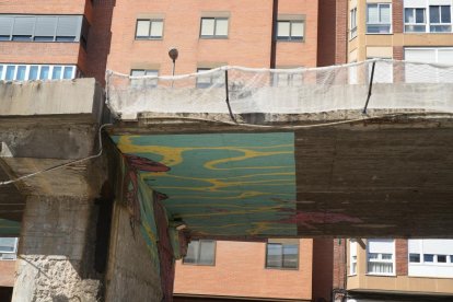 Obras en el viaducto de Arco de Ladrillo