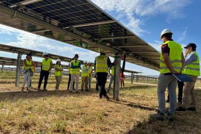 Asistentes a la presentación del Proyecto solar ERICA