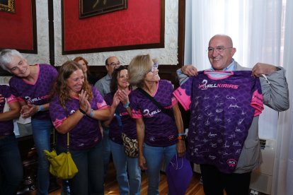 Las Vallkirias horas antes de dar el pregón de las Fiestas de Valladolid 2024