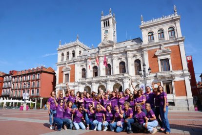 Las Vallkirias horas antes de dar el pregón de las Fiestas de Valladolid 2024