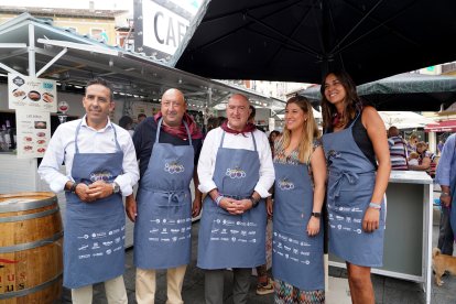 El alcalde de Valladolid, Jesús Julio Carnero durante la inauguración de la Feria de Día