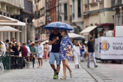 Lluvia en Valladolid