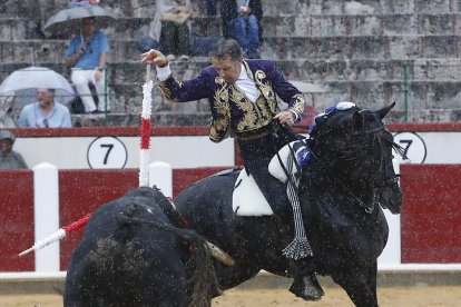 Pablo Hermoso de Mendoza, clavar al estribo